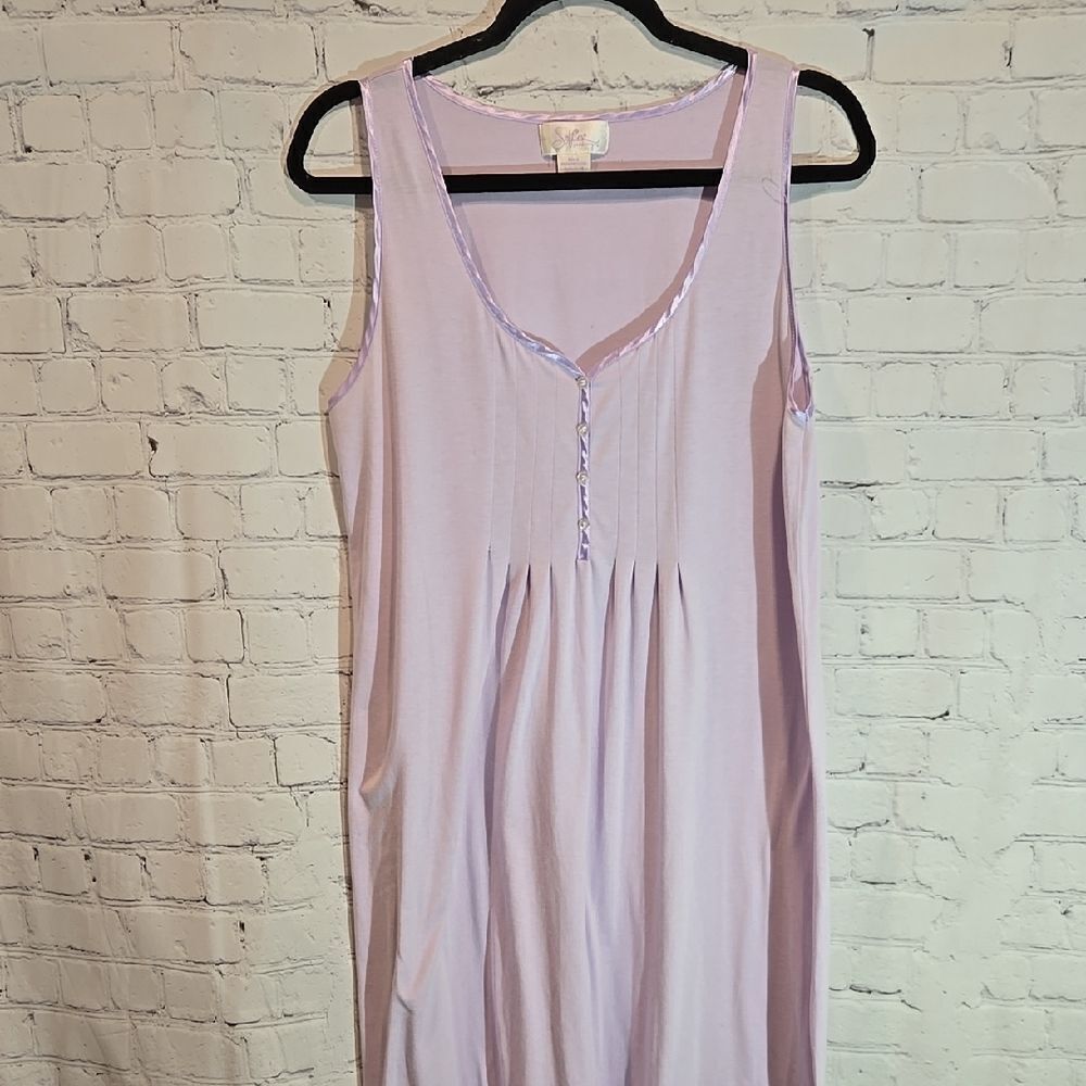 Softies Purple Tank Nightgown Size L